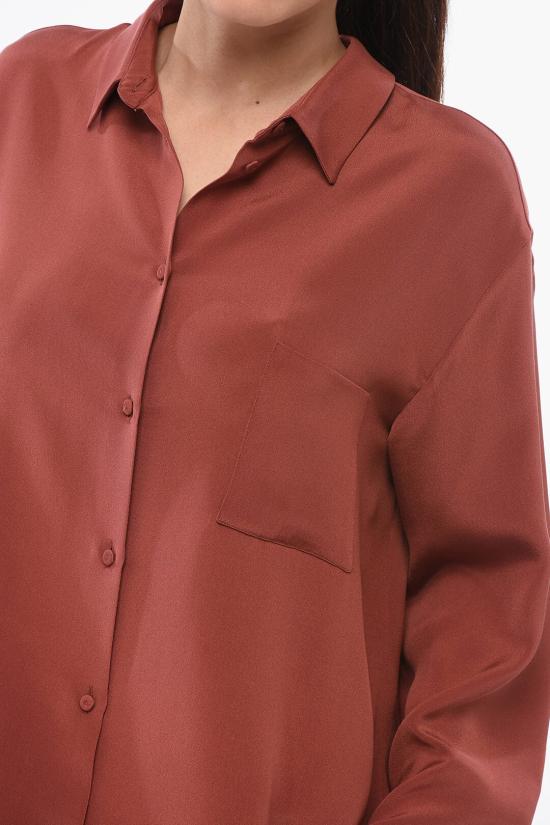  슈퍼 블론드 셔츠 SHIRTTRSILKTEX28 Red - SUPER BLOND