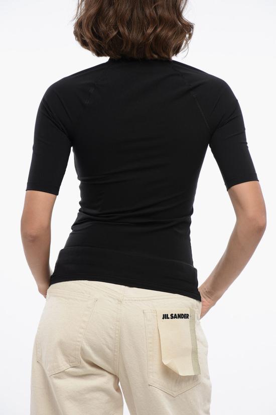  질샌더 탑 JPPU783500 WU478008 001 Black - JIL SANDER