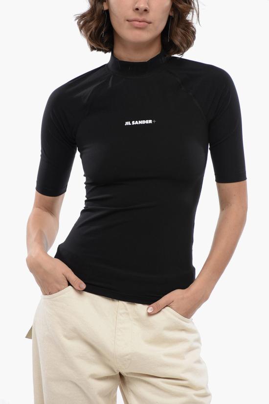  질샌더 탑 JPPU783500 WU478008 001 Black