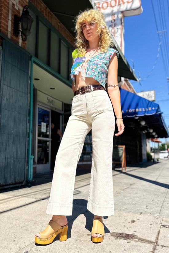  롤라스 데님 팬츠 세일러 진 골든 솔트