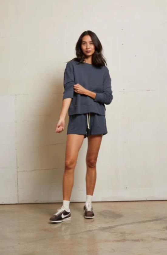  퍼펙트 화이트 티 숏팬츠 퍼펙트화이트티 레이라 프렌치 테리 스웨트 숏 나이트 - PERFECT WHITE TEE