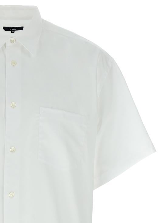26SS 꼼데가르송 반팔 셔츠 HOB1033 White - COMME DES GARCONS