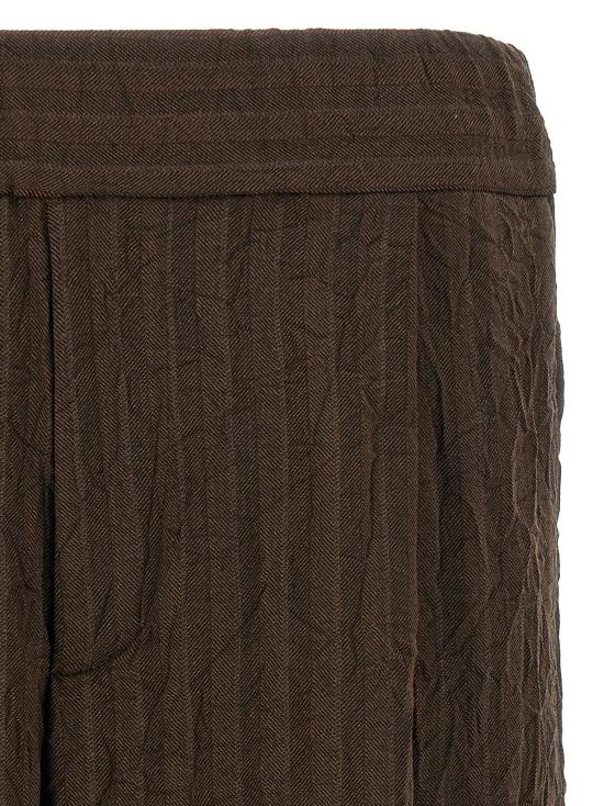 25SS 드리스 반 노튼 숏팬츠 2510209531504703 Brown - DRIES VAN NOTEN