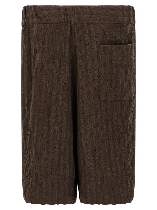 25SS 드리스 반 노튼 숏팬츠 2510209531504703 Brown - DRIES VAN NOTEN