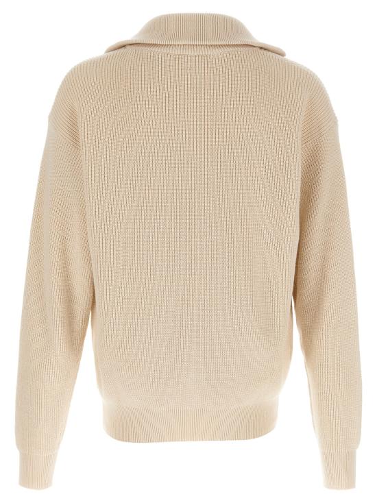 25SS 질샌더 집업 니트 J47HP0001J15365102 Beige - JIL SANDER