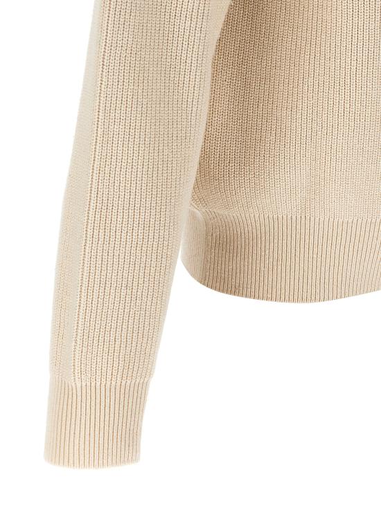 25SS 질샌더 집업 니트 J47HP0001J15365102 Beige - JIL SANDER