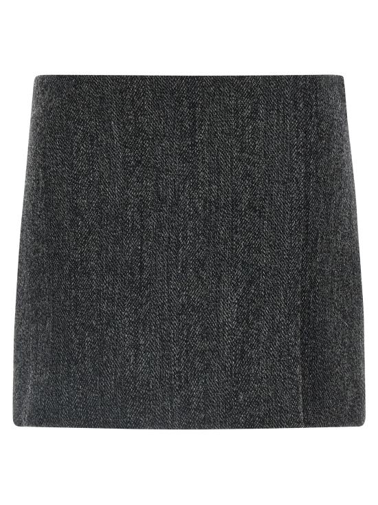 25FW 파로쉬 롱 스커트 D630447LOWOLF837 Gray