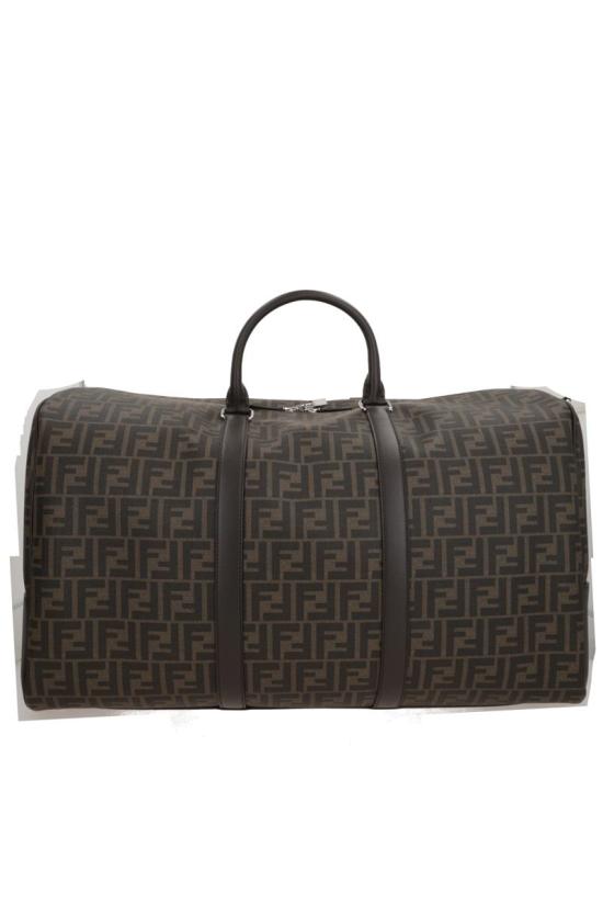 25FW 펜디 더플백 7VV162AFCBF19KW TOBACCO BROWN BLACK - FENDI