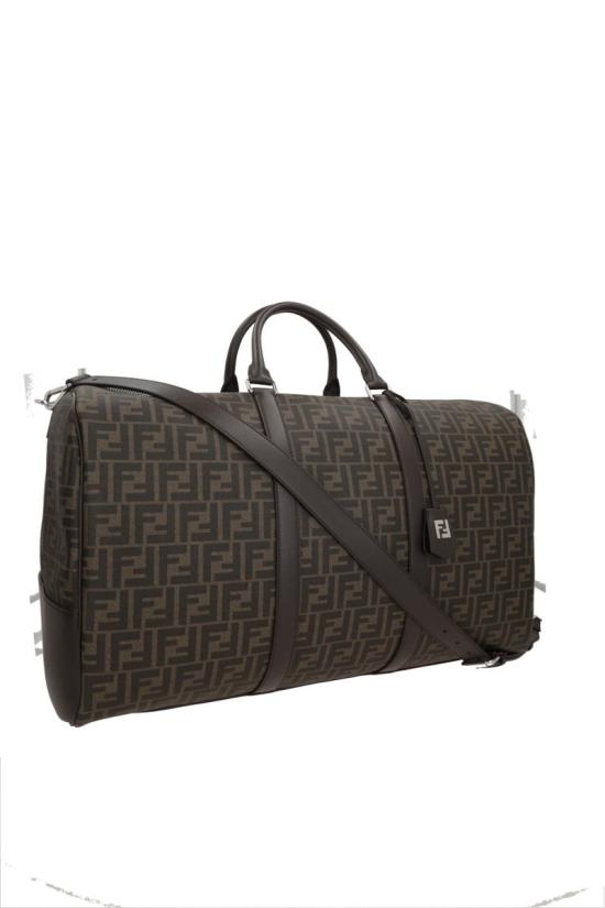 25FW 펜디 더플백 7VV162AFCBF19KW TOBACCO BROWN BLACK - FENDI