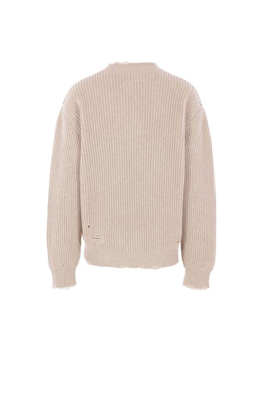 25FW MM6 메종마르지엘라 스웨터 SH0HN0003M13138806M Beige - MM6 MAISON MARGIELA