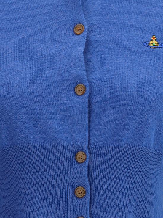 25FW 비비안웨스트우드 BEA 베아 크롭 가디건  1803002UY001V K401 BLUE - VIVIENNE WESTWOOD