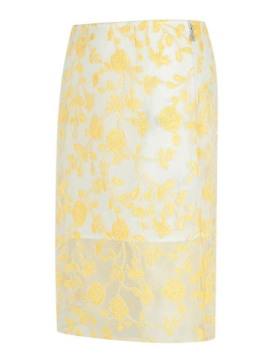 26SS 로테이트 바이 크리스텐슨 미디 스커트 113673858858 Yellow - ROTATE BY BIRGERCHRISTENSEN