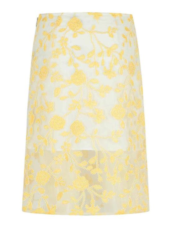 26SS 로테이트 바이 크리스텐슨 미디 스커트 113673858858 Yellow - ROTATE BY BIRGERCHRISTENSEN