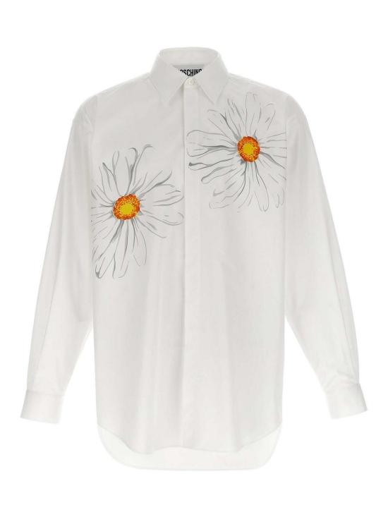  모스키노 긴팔 셔츠 022002351001 White