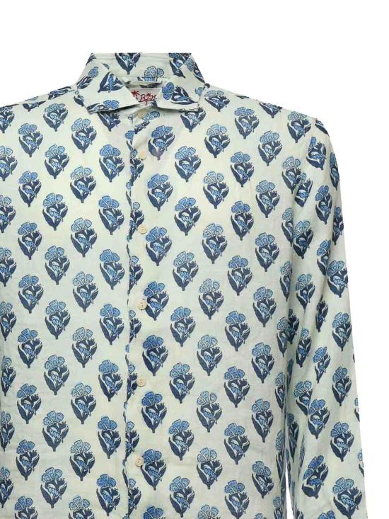  세인트바쓰 긴팔 셔츠 PAMP00101911H Blue - MC2 SAINT BARTH