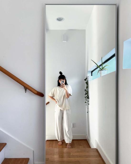  르 본 숍 반팔 티셔츠 헤르 티 헤더 그레이 - Le Bon Shoppe