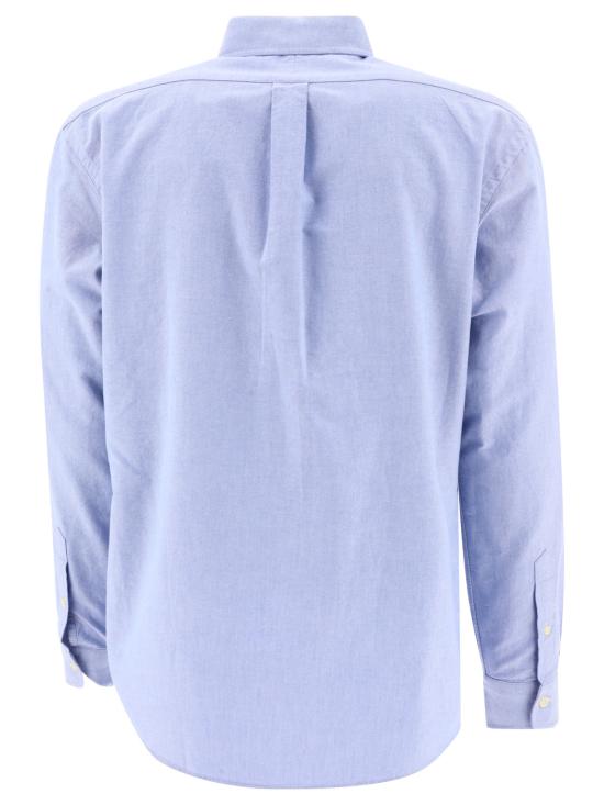 26SS 폴로 랄프로렌 컬러 포니 자수 커스텀 핏 버튼 다운 셔츠 710792041002BLUE - POLO RALPH LAUREN