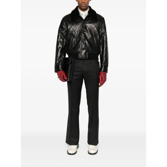 25FW 어니스트 더블유 베이커 스트레이트 팬츠 PT14 AM38 SHINN BLACK - ERNEST W. BAKER