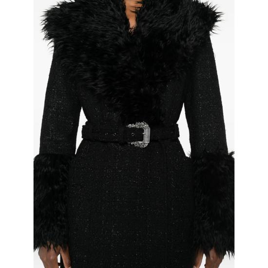 25FW 베르사체 코트 79HAT413 N0539 899 BLACK - VERSACE