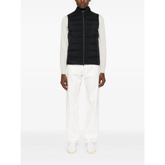 25FW 에르노 웨이스트코트 일 질레 12456Z PI012ULE 9300 BLACK - HERNO