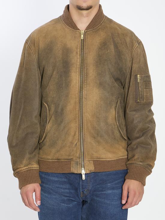 25FW 골든구스 봄버 자켓 GUP02489 BROWN