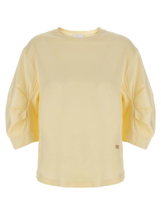 25SS 누드 반팔 티셔츠 1103E2528866 Beige