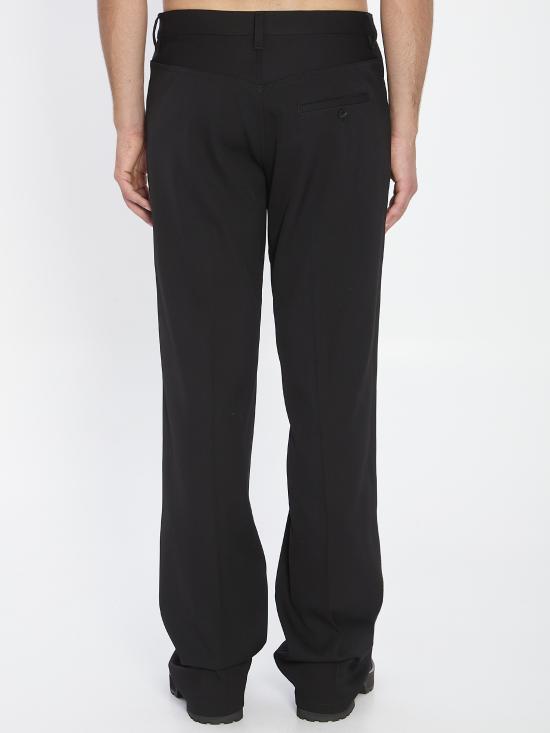 25FW 발렌시아가 핀스트라이프 팬츠 850705 BLACK - BALENCIAGA