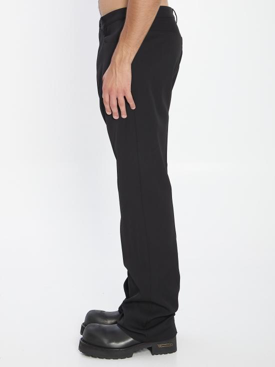 25FW 발렌시아가 핀스트라이프 팬츠 850705 BLACK - BALENCIAGA