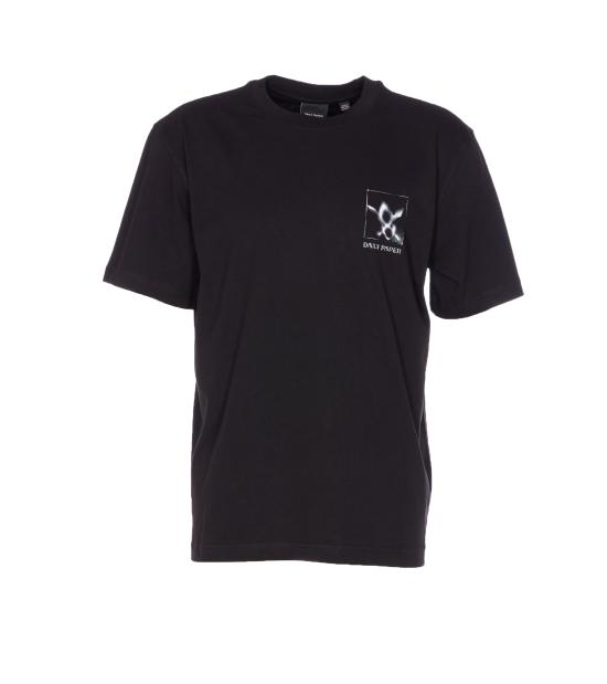 25FW 데일리 페이퍼 반팔 티셔츠 2521099 BLACK Black