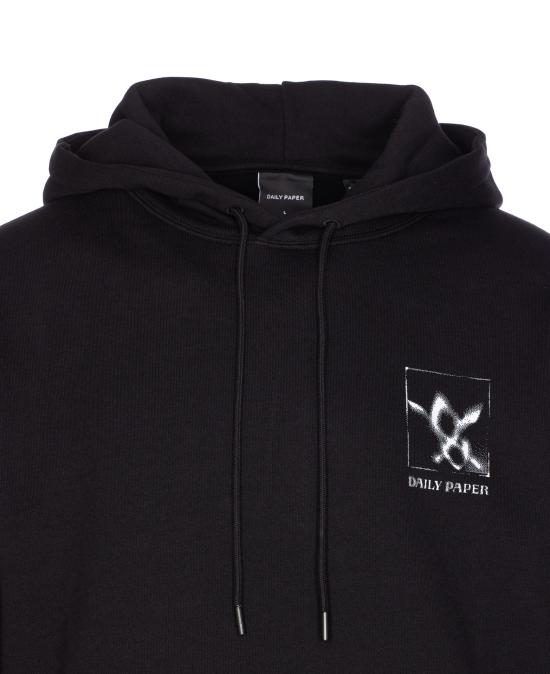 25FW 데일리 페이퍼 긴팔 티셔츠 2521098 BLACK Black - DAILY PAPER