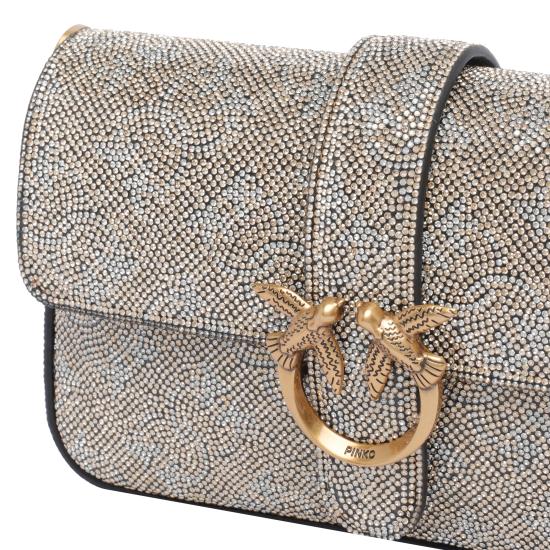 25FW 핑코 크로스백 105353 A20DZZLQ Golden - PINKO