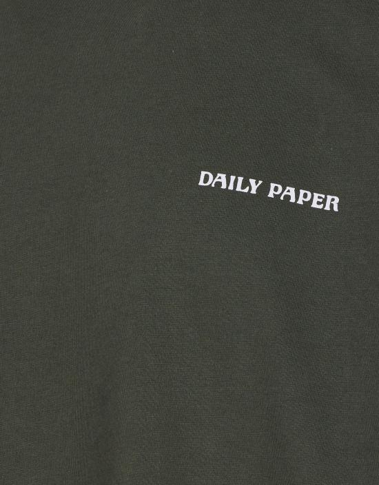 25FW 데일리 페이퍼 반팔 티셔츠 2521047 ROSIN GREEN Green - DAILY PAPER