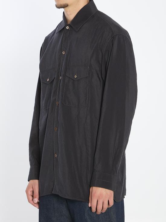 25FW 르메르 긴팔 셔츠 SH1202 BLACK - LEMAIRE