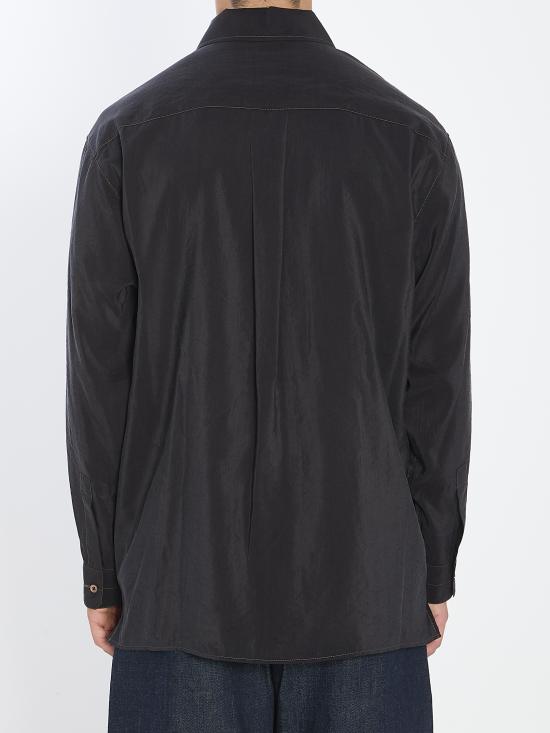 25FW 르메르 긴팔 셔츠 SH1202 BLACK - LEMAIRE