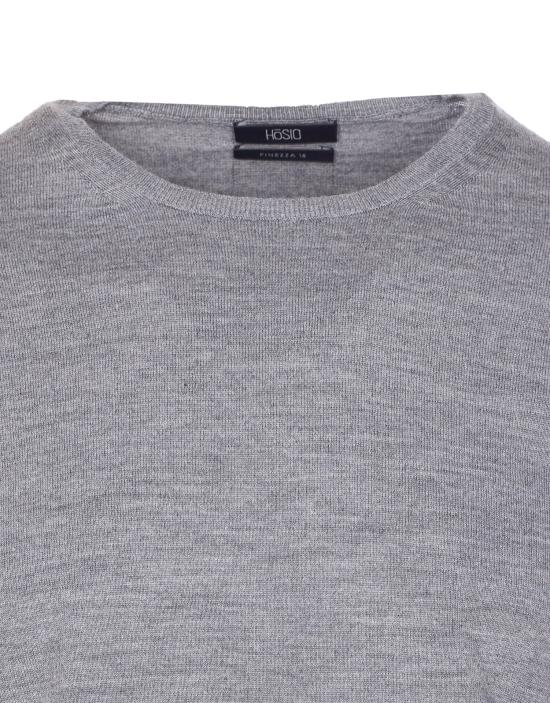 25FW 호시오 스웨터 100M01 14 Grey - HOSIO