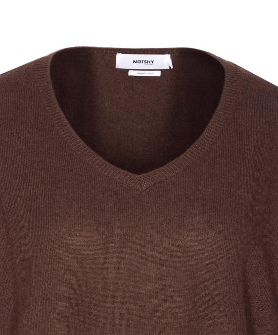 25FW 낫샤이 스웨터 4704001C COFFEE Brown - NOT SHY