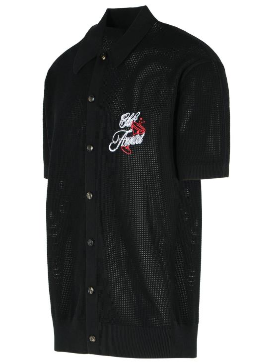 25FW 아미리 반팔 셔츠 AMKNIR1035BLACK Black - AMIRI