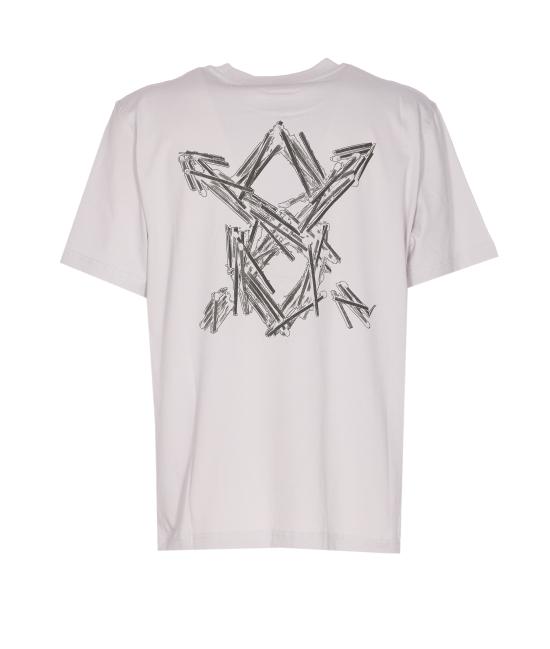 25FW 데일리 페이퍼 반팔 티셔츠 2521046 GREY White - DAILY PAPER