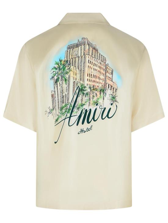 25FW 아미리 반팔 셔츠 AMSTCA1206ALABASTER Ivory - AMIRI