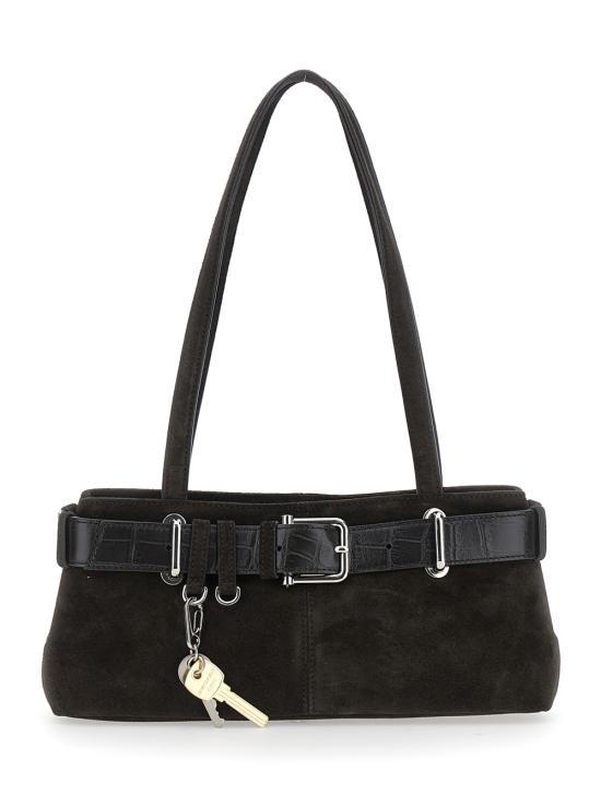 25FW 오소이 숄더백 25FB05009280SUEDEMOCHACOMBI Brown