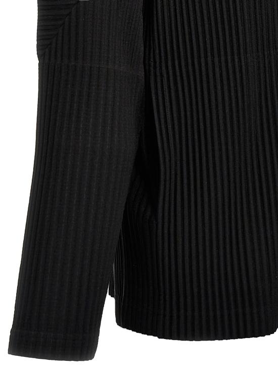 25FW 옴므 플리세 이세이 미야케 후드 티셔츠 HP58JL07115 BLACK DOM - HOMME PLISSE' ISSEY MIYAKE