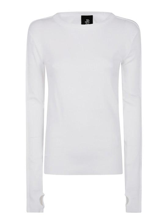  톰크롬 스웨터 WTS561OFF White