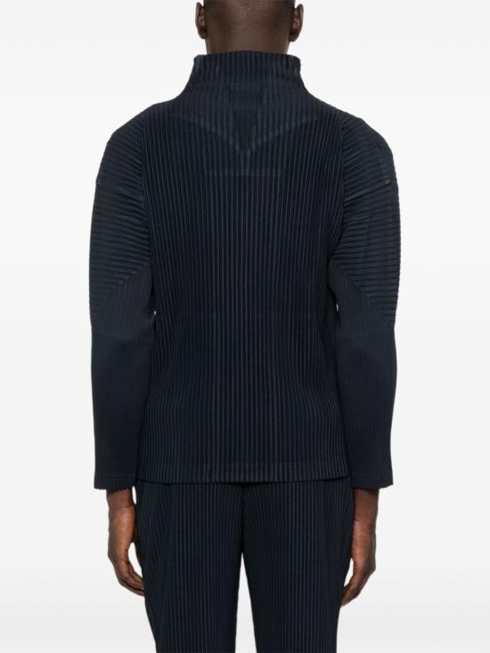 25FW 옴므 플리세 이세이 미야케 후드 티셔츠 HP58JL54075 NAVY DOM - HOMME PLISSE' ISSEY MIYAKE