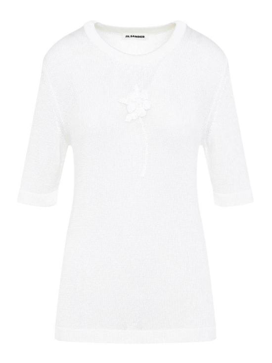 25SS 질샌더 반팔 티셔츠 J03GC0138J18344103 White