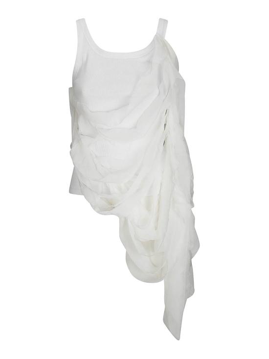 마리아 칼데라라 민소매 티셔츠 T1101 White