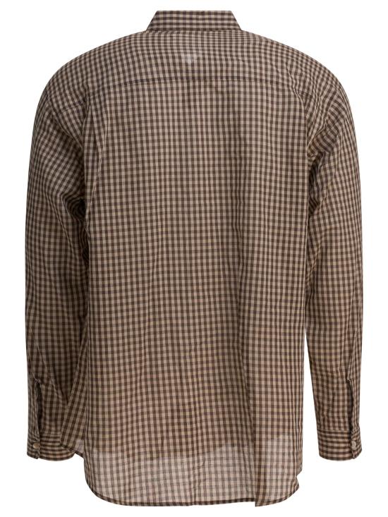  오라리 에어리 라이트 코튼 체크 빅 셔츠 A25SS01GC GREEN GINGHAM CHECK DOM - AURALEE