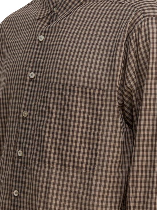  오라리 에어리 라이트 코튼 체크 빅 셔츠 A25SS01GC GREEN GINGHAM CHECK DOM - AURALEE