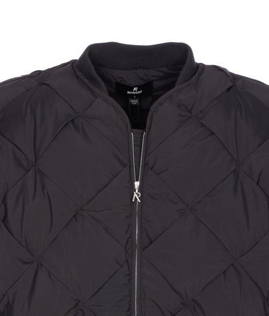25FW 리프레젠트 숏패딩 MLM100124 Black - REPRESENT