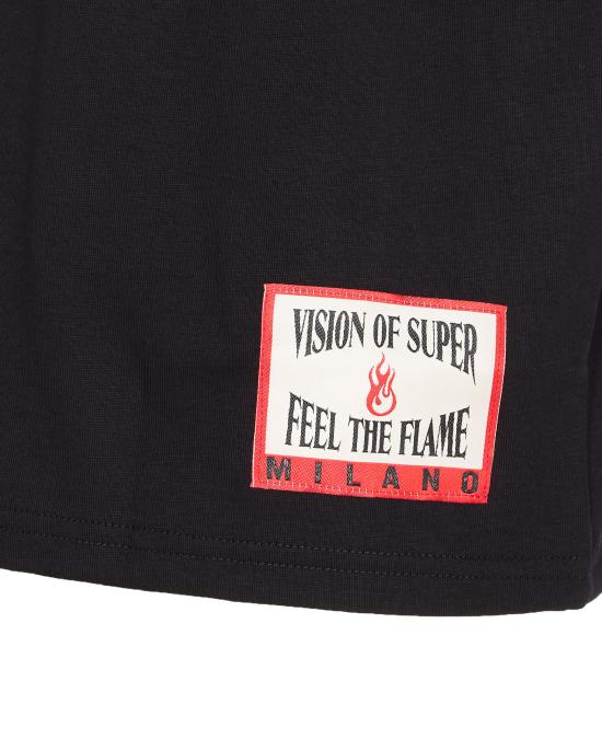25FW 비전오브슈퍼 반팔 티셔츠 VS005TE BLACK Black - VISION OF SUPER