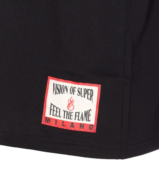 25FW 비전오브슈퍼 반팔 티셔츠 VS004TE BLACK Black - VISION OF SUPER